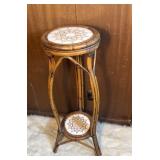 Vintage Mid-Century Rattan/Bamboo Mosaic Tile