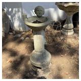 37" Boy with Ice Cream Cone Garden Fountain Statue