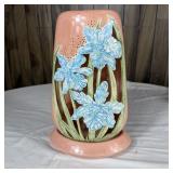12 1/2" Vintage Ceramic Iris/Butterflies