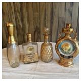 (4) Vintage Decanters- 1978 Jim Beam "The Yellow