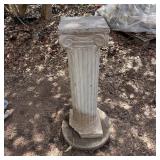 32" Cast Concrete Classical Column Pedestal
