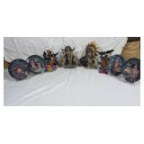 Native American Themed 3D embossed Round Clay