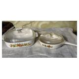Corning Ware "Spice of Life" Casserole Dish &