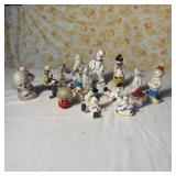 (16) Vintage Clown Figures