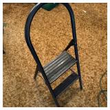 Black Metal Step Stool