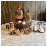 Rooster/Chicken Decor- Salt & Pepper Shakers,