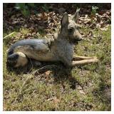 36" Concrete German Shepard Laying Down Statue
