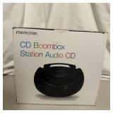 New Memorex CD Boombox Station Audio CD Player