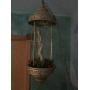 Topless lady hanging lamp & picture