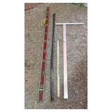 (2) 78in.L LEVEL & SQUARE