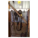 SINGLE TREE, LEAD ROPS & MISC.