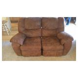 SEUDE LOVE SEAT RECLINING COUCH