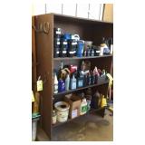WOOD SHELF MEASURES 47"W X 29"D X 72"T