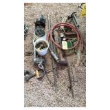 CHAIN HOIST, RIVET TOOL, HAY HOOK, TRAILER JACK &