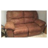 SEUDE LOVE SEAT RECLINING COUCH