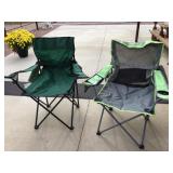 (2) FOLDABLE LAWN CHAIRS