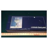 (6) CRYSTAL CHAMPAGNE GLASSES (NIB)