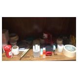 GLUE GUN, TAPE, ADHESIVES, PAINT BRUSHES & MORE