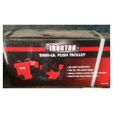 IRONTON BRAND 2,200LB. CAPACITY PUSH TROLLEY