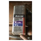 ASSORTED TRAILER BALLS, RECEIVER ADAPTER & MORE