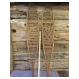 FAEBER WOODEN/RAWHIDE LACED SNOW SHOES