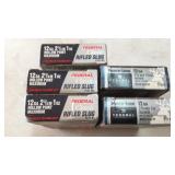 (25) 12GA 2 3/4 INCH ASSORTED HP & RIFLED SLUGS