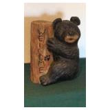BABY BEAR PERCHED TO WELCOME
