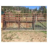 (6) 16ft.Lx6ftT CORRAL PANELS W/HOG FENCE BOTTOM