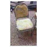 (4) KITCHEN CHAIRS, HIGH CHAIR & TOTES W/LIDS