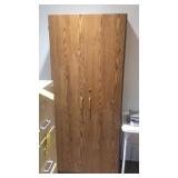 WOODEN CABINET (30in.Wx15.5in.Dx71in.T)