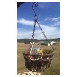 (2) HANGING BASKETS & CONTENTS (ATG)