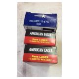 (150) ASSORTED 9mm Luger 115 Gr FMJ