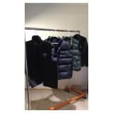 (4) INSULATED VESTS & LIGHT COAT