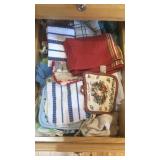 DISHTOWELS, DISHRAGS & ASSORTED POT HOLDERS