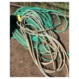 3 ROLLS of WATER HOSE DIFFERENT LENGTHS