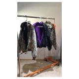 (3) HUNTING COATS & ORANGE VEST