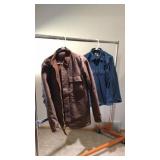 THICK SHIRT & BROWN JACKET (L & M)