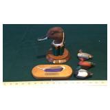 DUCKS UNLIMITED DUCKS, MALLARD FEATHER & CARVING