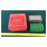 (57) 243 WIN CASINGS W/NEW PRIMERS (NO BULLETS)