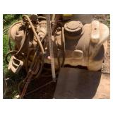 SPRAYER  , (3) ORANGE CONES & SCRAP WIRE