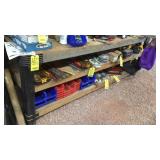 WOODEN WORK-BENCH (97inLx24in.Dx35in.T)
