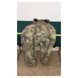 (2) PAIRS OF HUNTING CAMO OVERALLS & COVER (Sz.?)