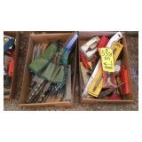 WOOD DRILL BITS, SNAP RING PLIERS, HACK SAW BLADE