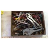 VARIOUS PLIERS, SCREWDRIVERS, VISE GRIPS ATG