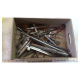 VARIOUS CHISELS, PUNCHES, DRILL BITS ATG