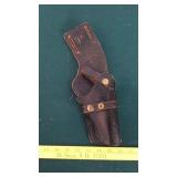 LEATHER REVOLVER HOLSTER & OTHER