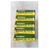 (25) 20Ga 2 3/4 BUCKSHOT SHELLS (NEW)