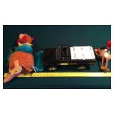 TONKA PICKUP TRUCK & SINGING ROOSTER