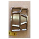 Seven Aluminum Divided Trays