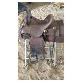 CHAS. P. SHIPLEY 15" SADDLE KANSAS CITY MO.